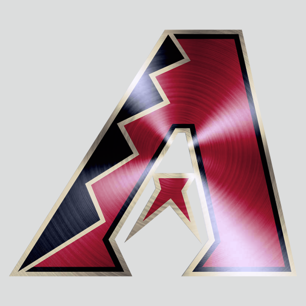 Arizona Diamondbacks Stainless steel logo vinyl decal